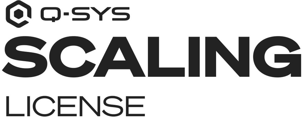 QSYS™ Software Scaling Lizenz SL-CS20-8N-P