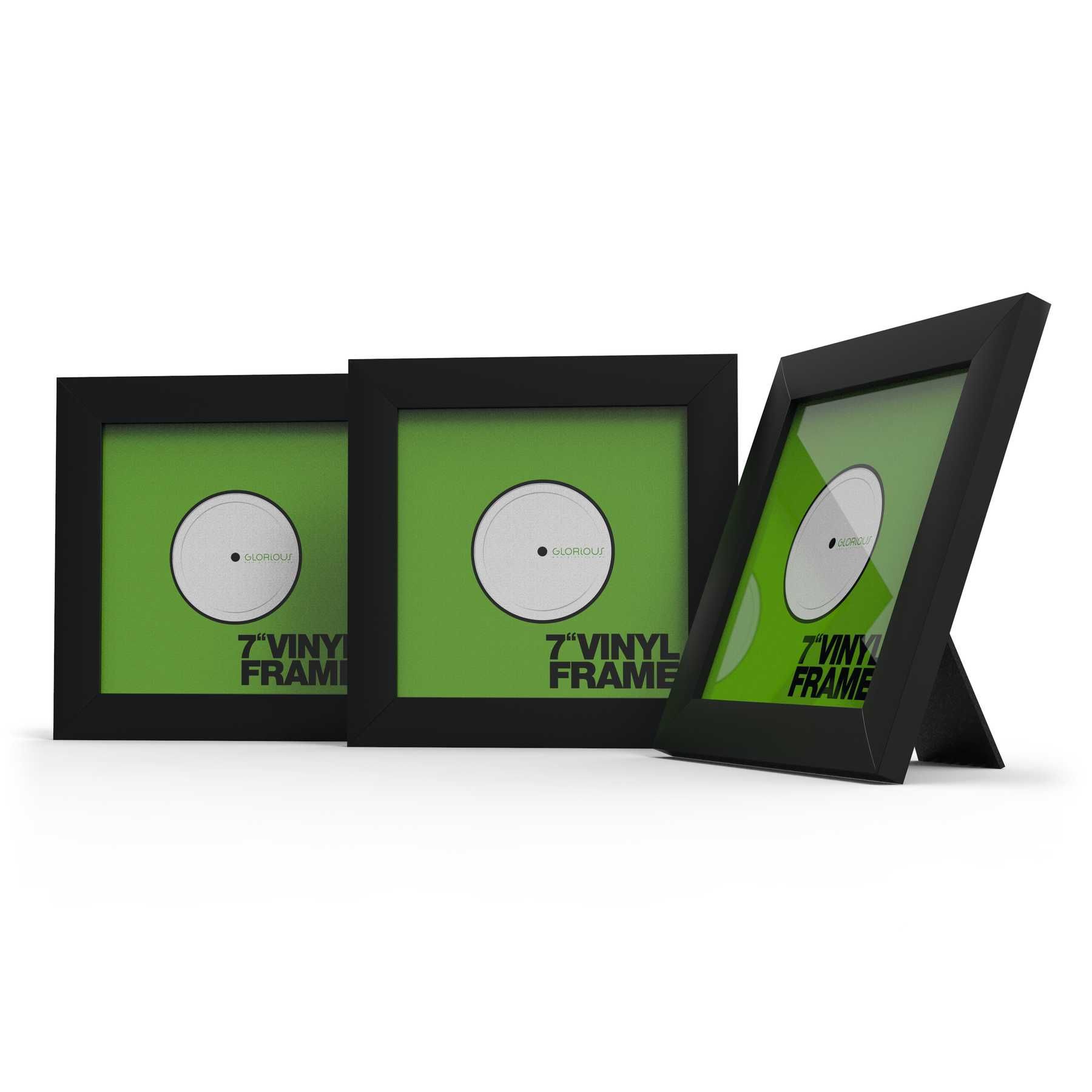 GLORIOUS Vinyl Frame Set 7" Black