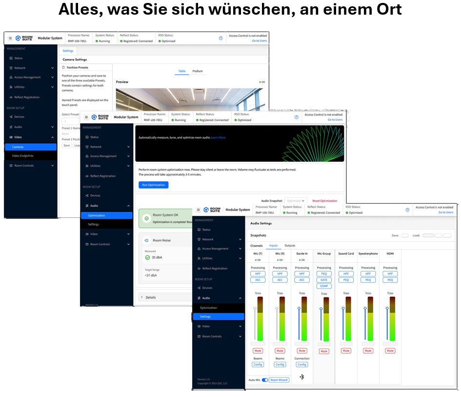 QSYS™ RoomSuite RS-MOD-BB Modular System