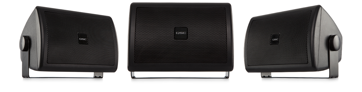 QSC AC S4T Black     Acoustic Coverage™ Speaker