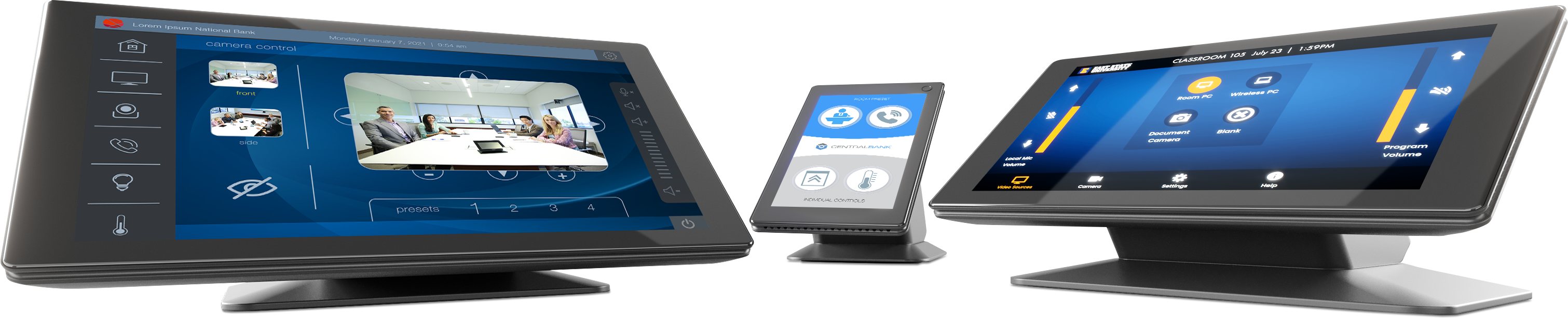 QSYS™ TSC70 Gen.3          7.0" Network Touchscreen Controller