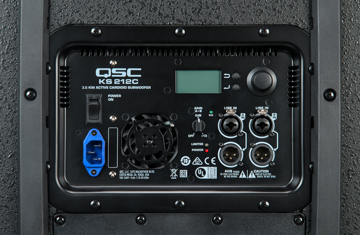 QSC KS-Series KS212C CARDIOID Subwoofer