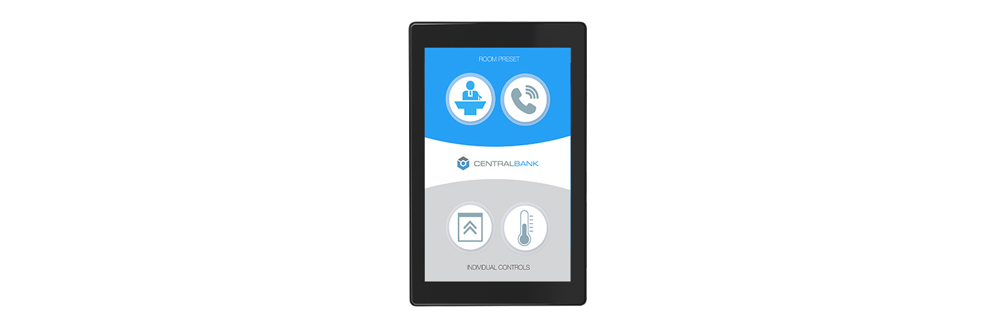 QSYS™ TSC70 Gen.3          7.0" Network Touchscreen Controller