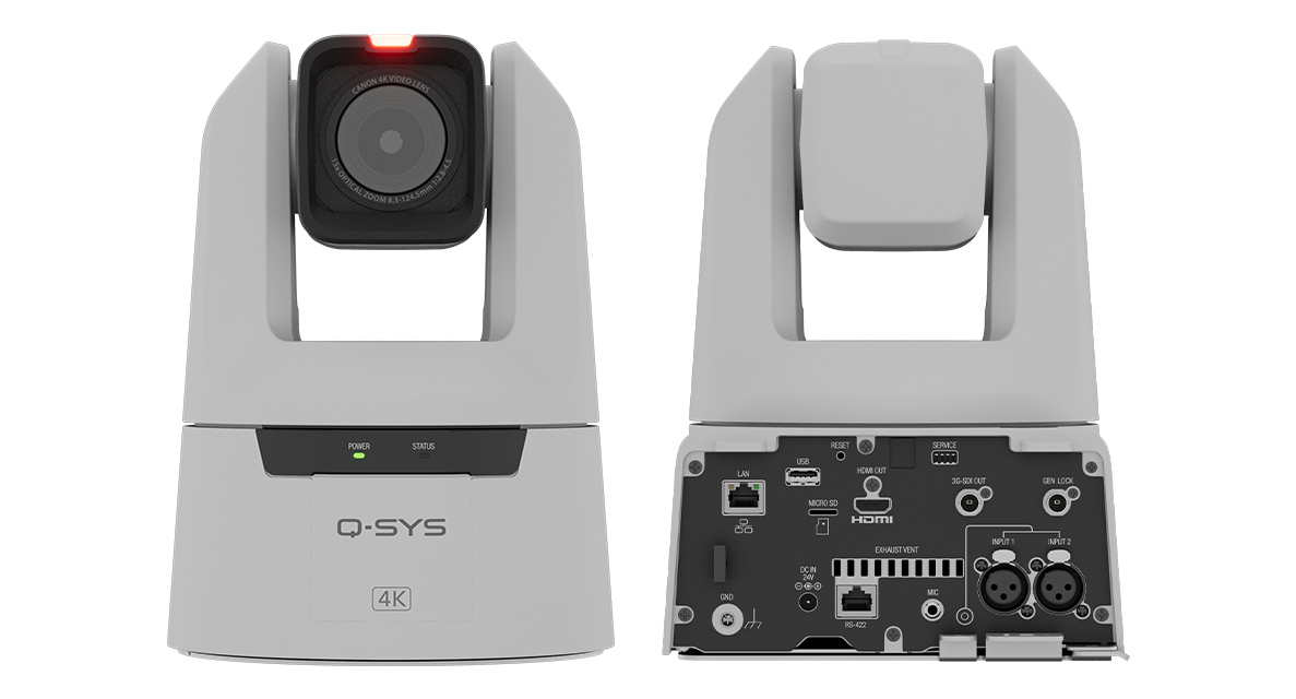 QSYS™ NC Pro15X WH PTZ Network Conference Camera White | 12489