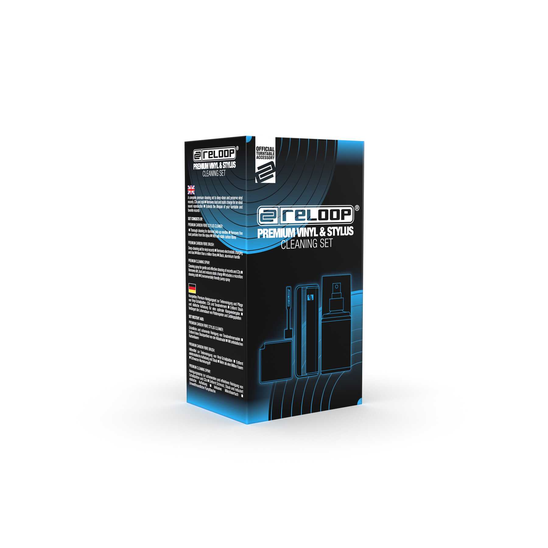 RELOOP Premium Vinyl & Stylus Cleaning Set