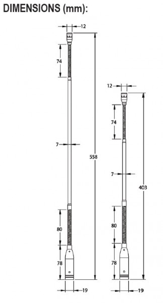 AUDIX ADX12-hc Schwanenhalsmikrofon