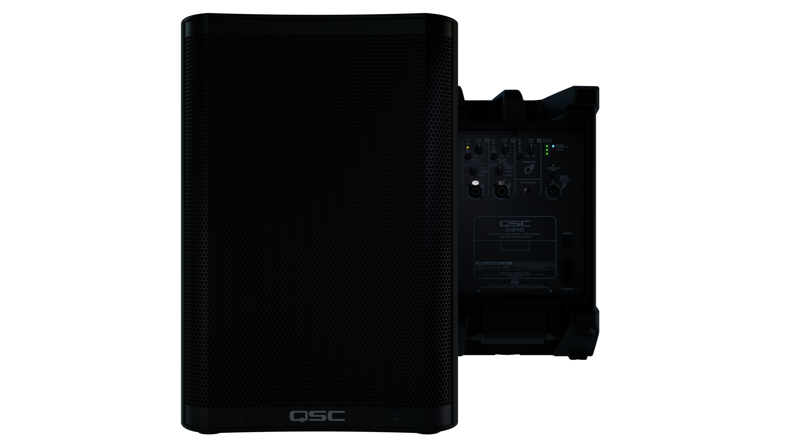 QSC CB-Series CB10 Compact Battery-Powered Loudspeaker