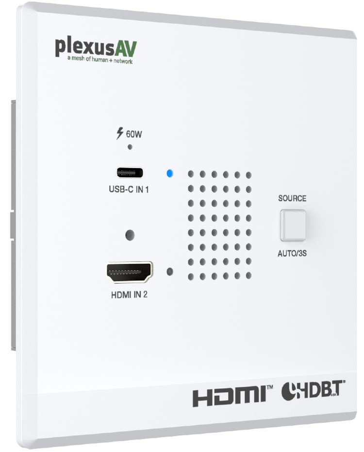 PlexusAV P-AVN-HDBT-WP301-US-W Wallplate PlexusAV P-AVN-HDBT-WP301-US-W Wallplate
