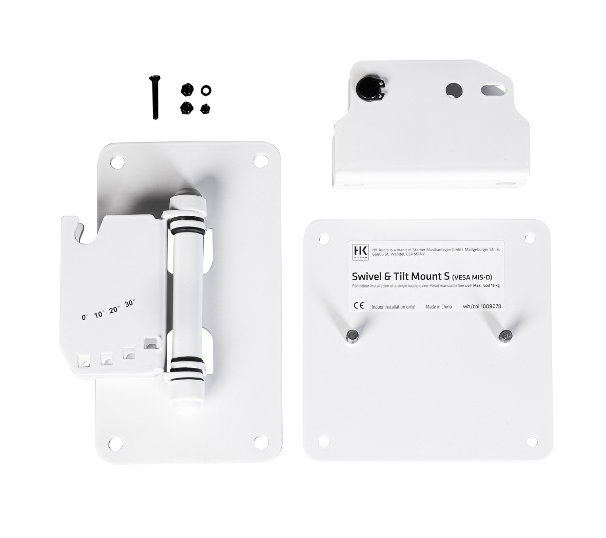 HK AUDIO FINEO Swivel and tilt mount S  White/RAL