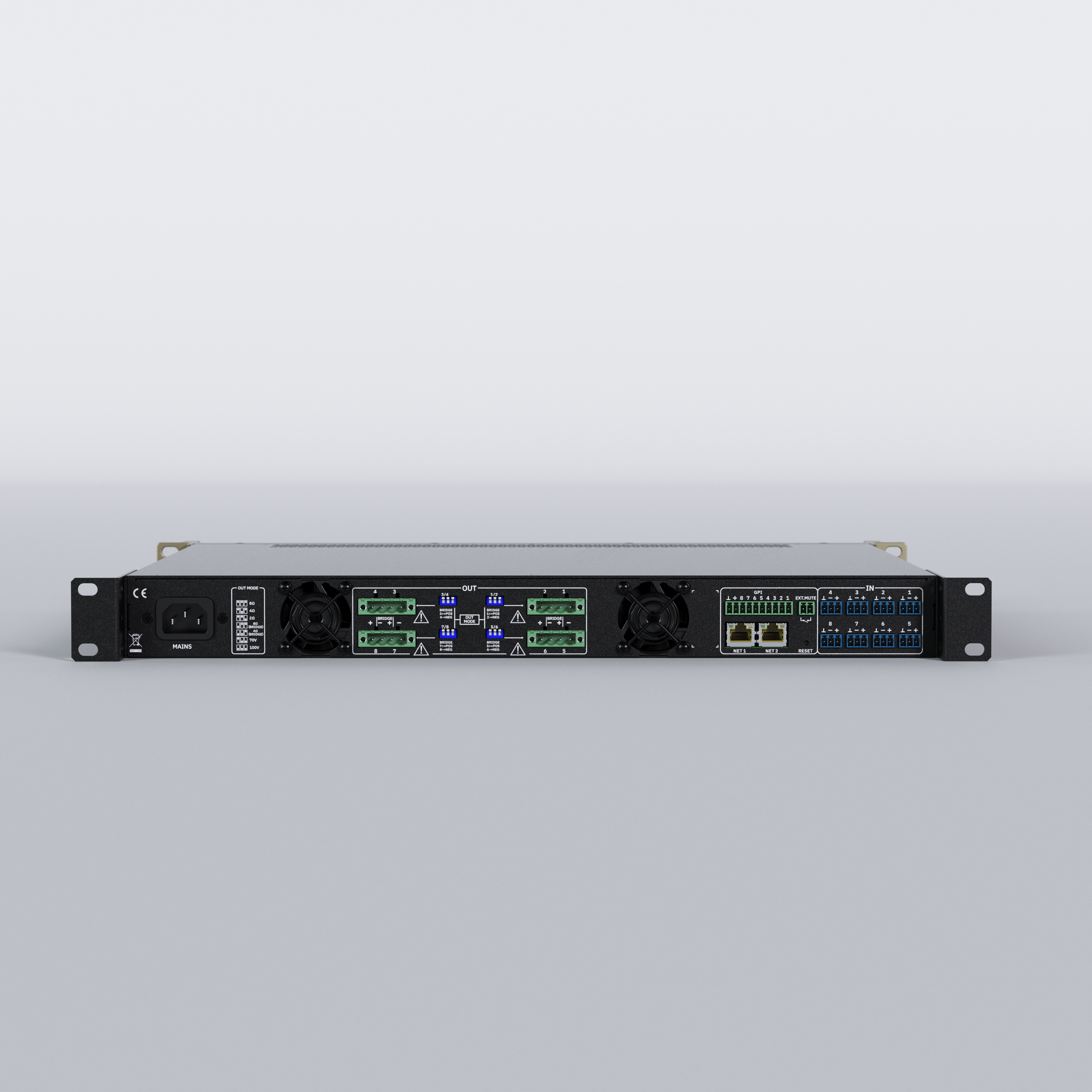 ECLER DARA8B-300     8x300W DSP Amplifier