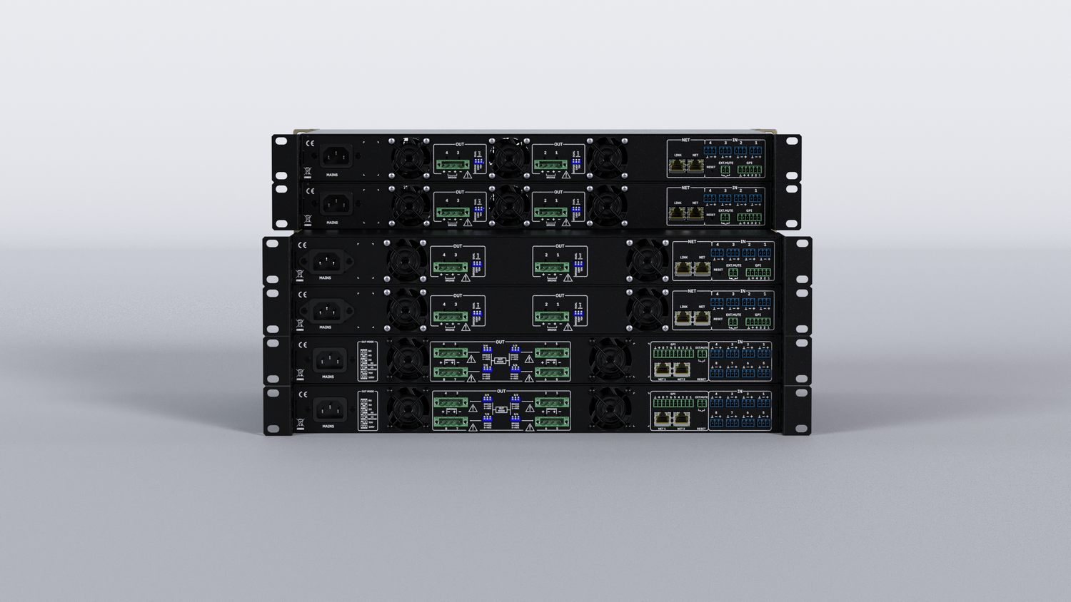 ECLER DARA8B-300     8x300W DSP Amplifier