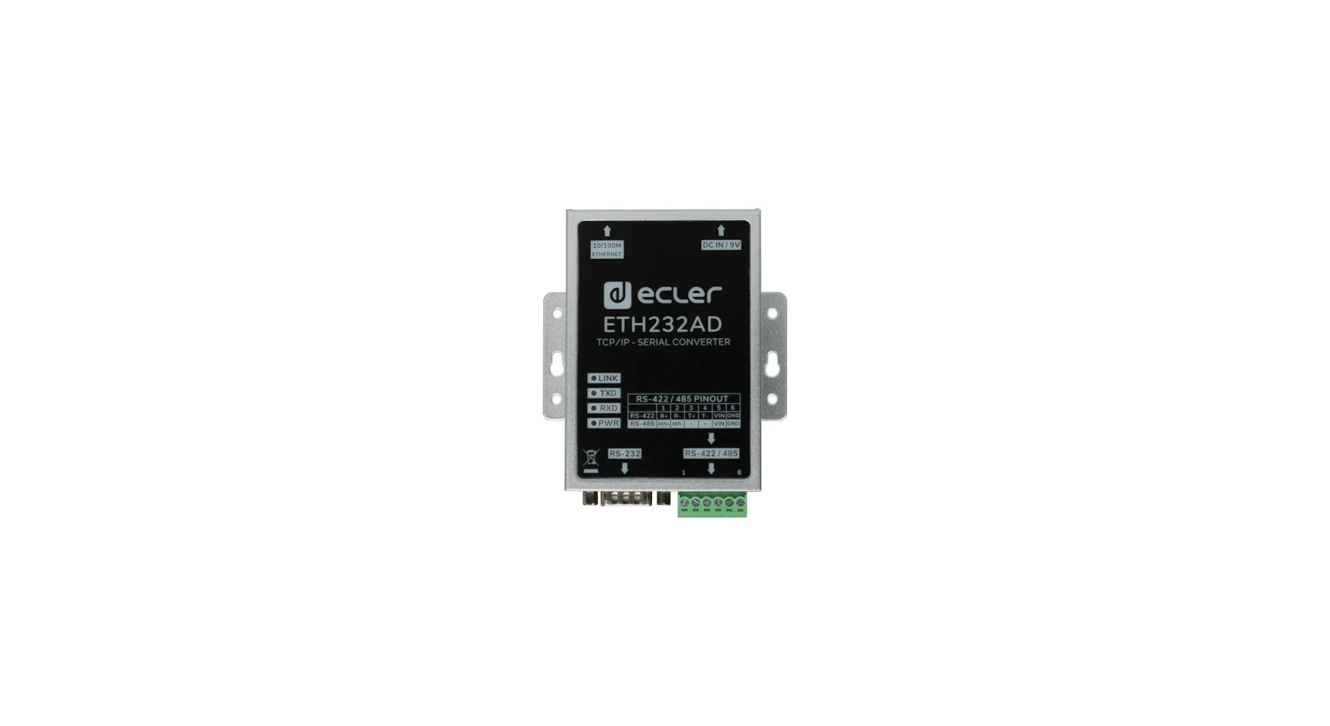 ECLER Zubehör ETH232AD TCP-Serial Converter