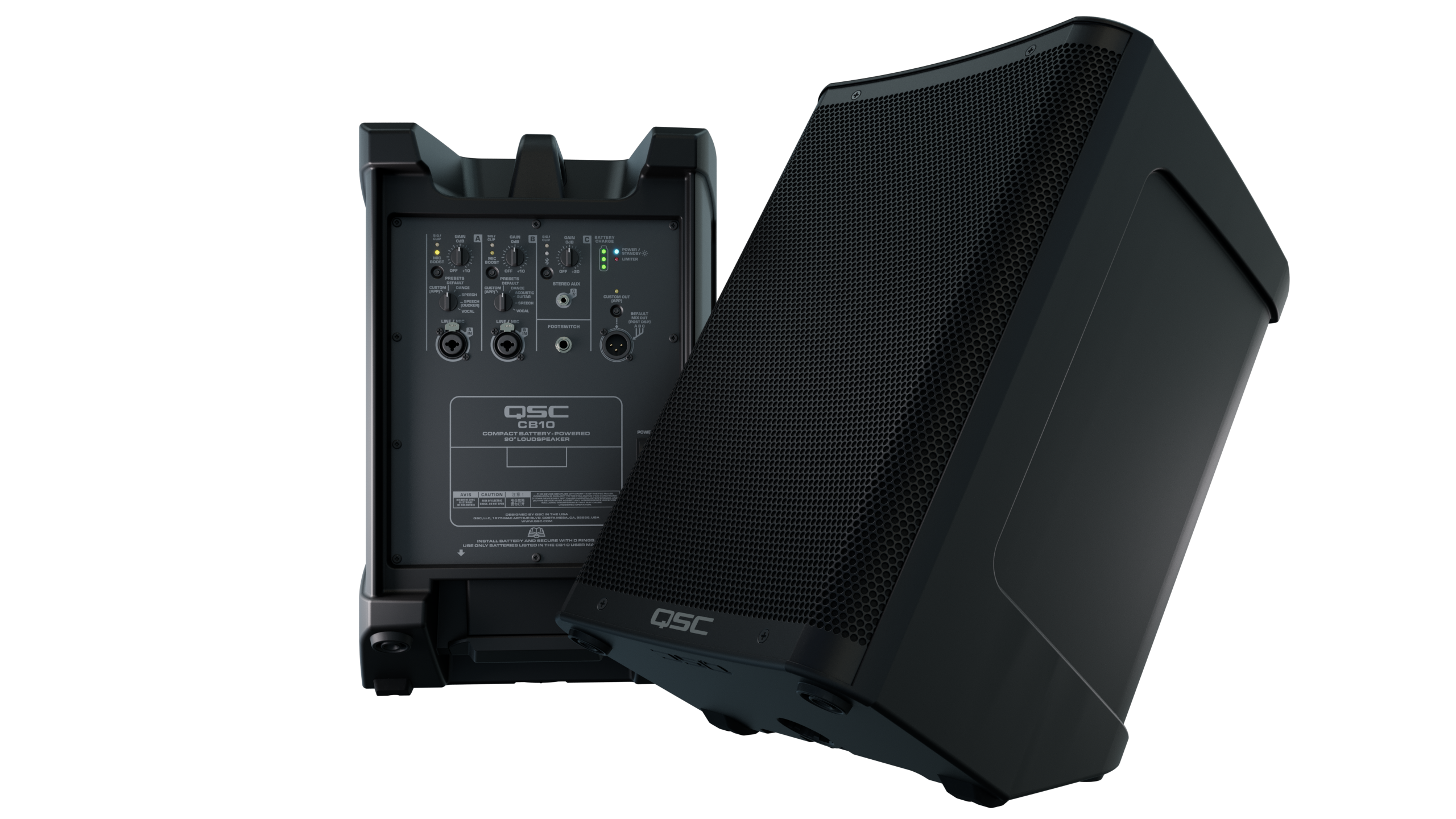 QSC CB-Series CB10 Compact Battery-Powered Loudspeaker