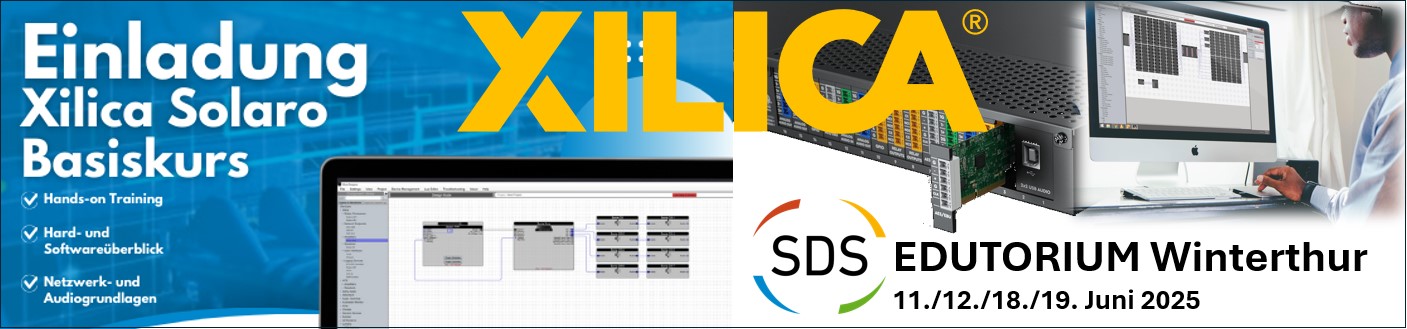 Xilica Trainings @SDS EDUTORIUM Juni 2025