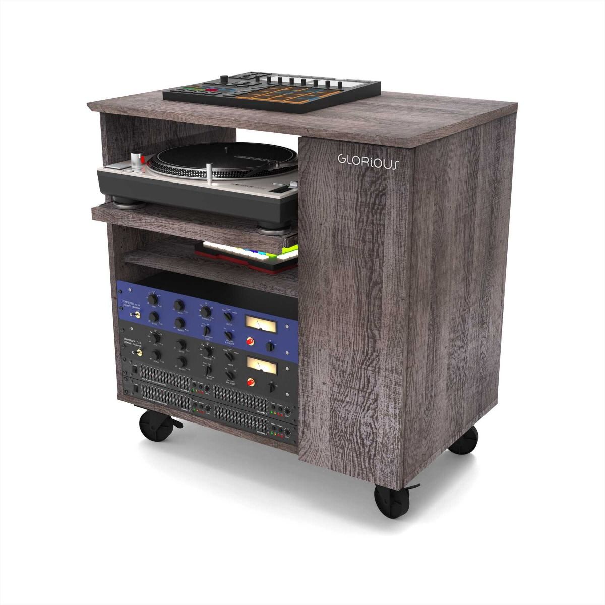 GLORIOUS Modular Side Rack Walnut