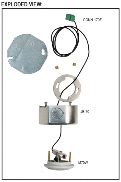 AUDIX M70W Decken-Einbaumikrofon Weiss