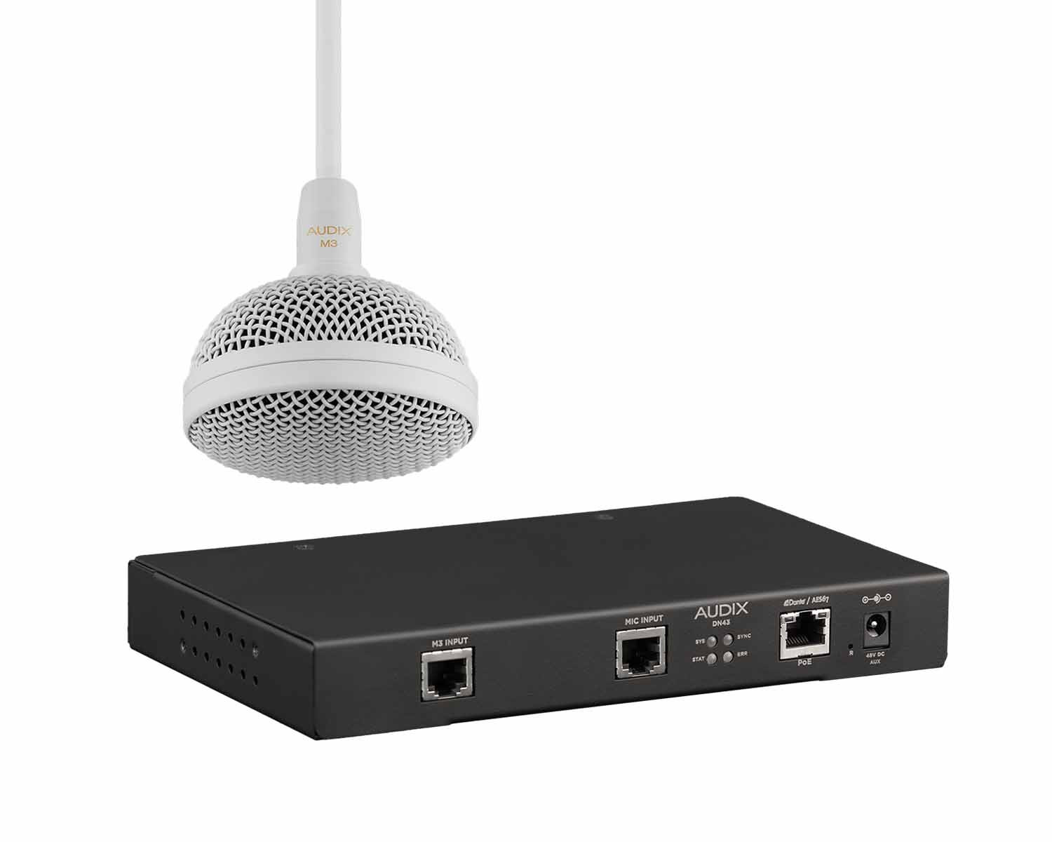 AUDIX M3 GDK Grey Tri-Element Deckenmikrofon DANTE™/AES67