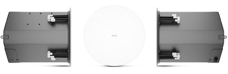 QSC AD C8T ZB White     Acoustic Design™ Ceiling Mount Speaker