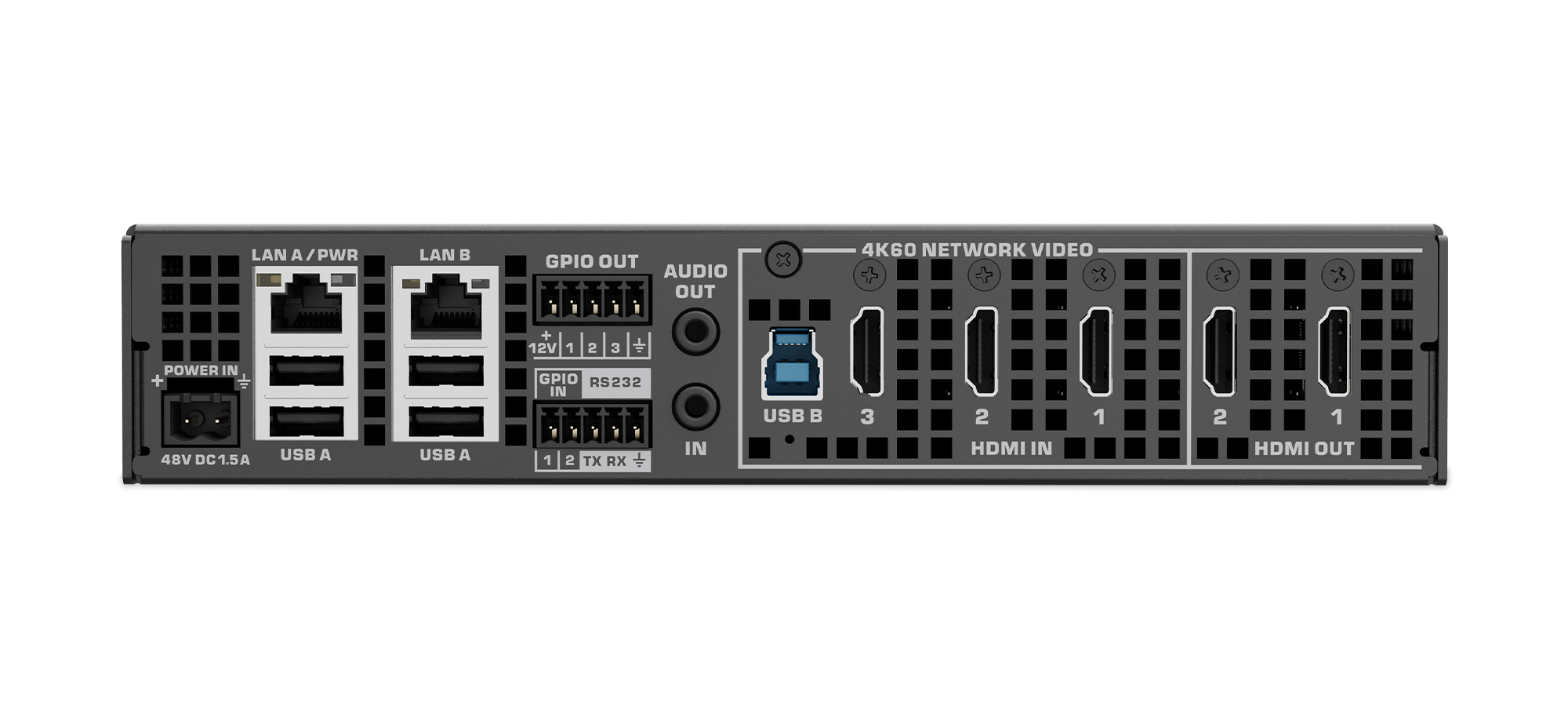 QSYS™ NV32-H Core Capable Network Video Endpoint