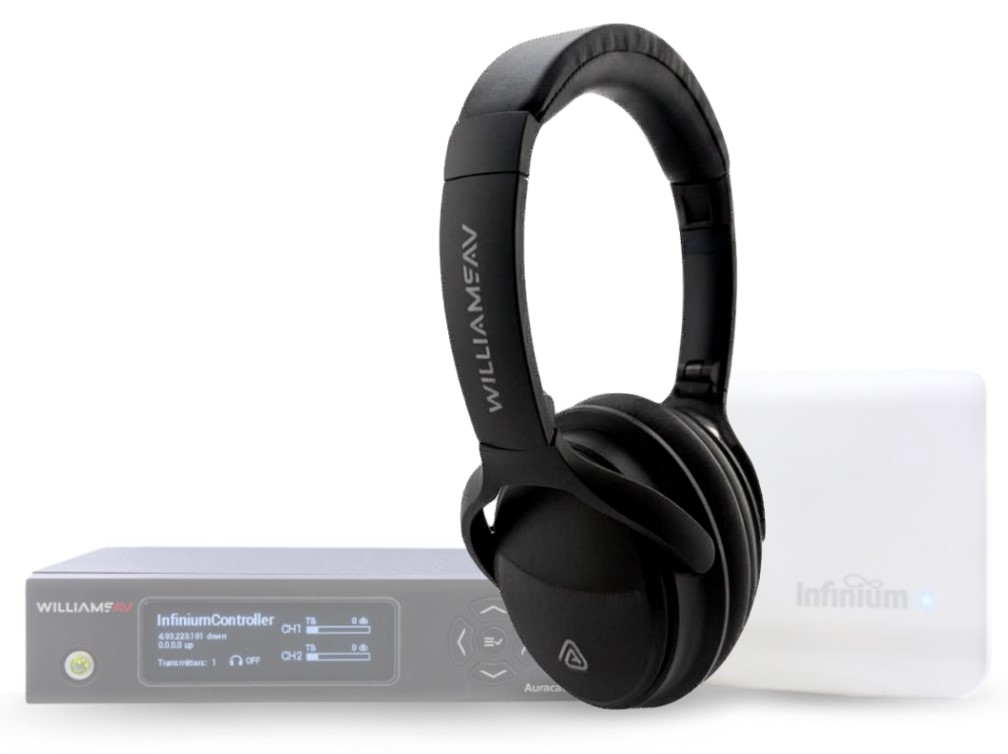 WILLIAMS AV Infinium™ BA HR1 Auracast™ Headphone Receiver