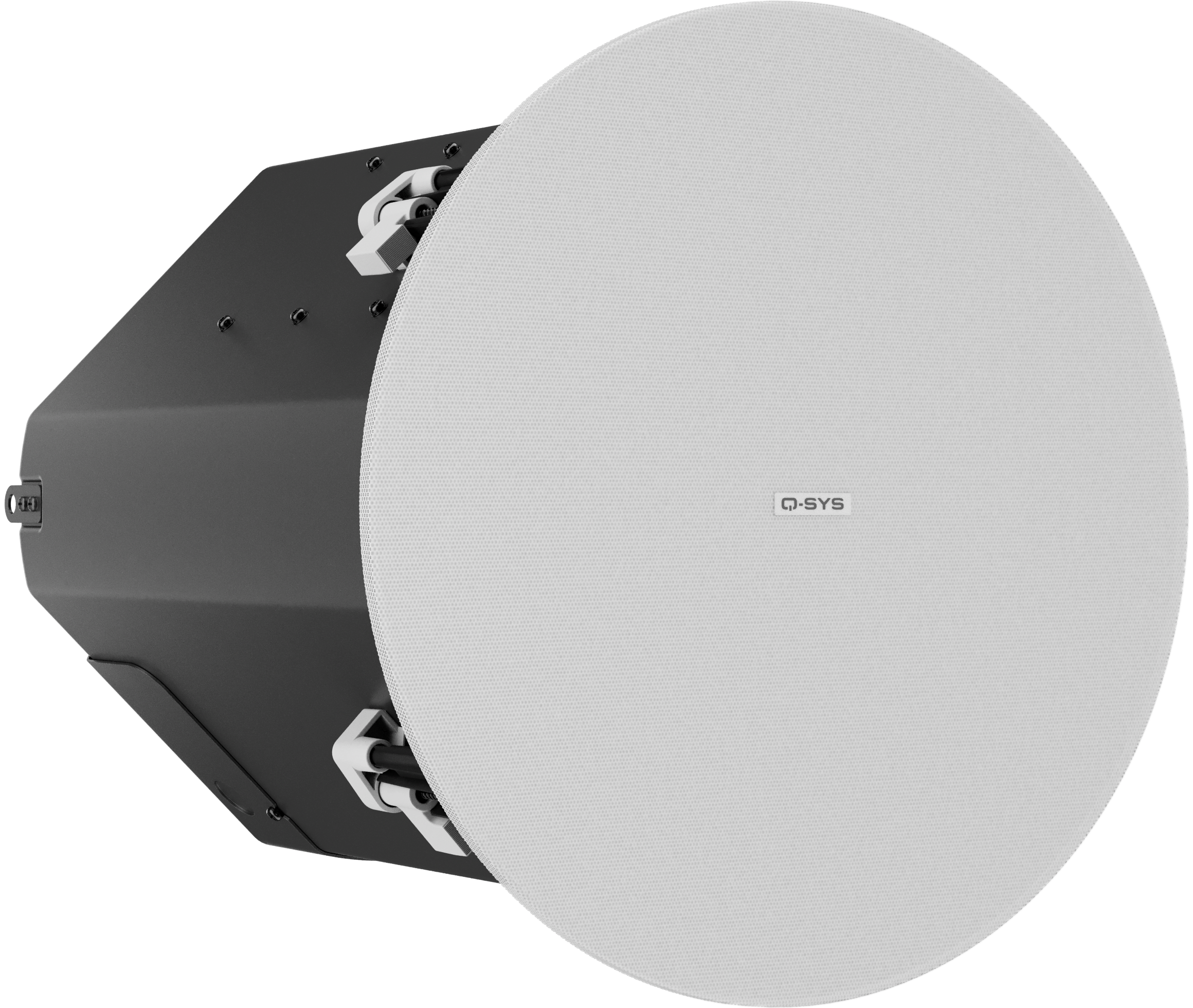 QSC AD C10T HPZB White     Acoustic Design™ High-Power Ceiling Mount Speaker