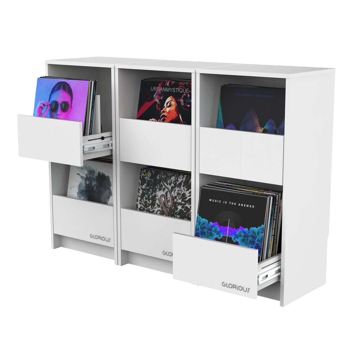 GLORIOUS Vinyl Vault White