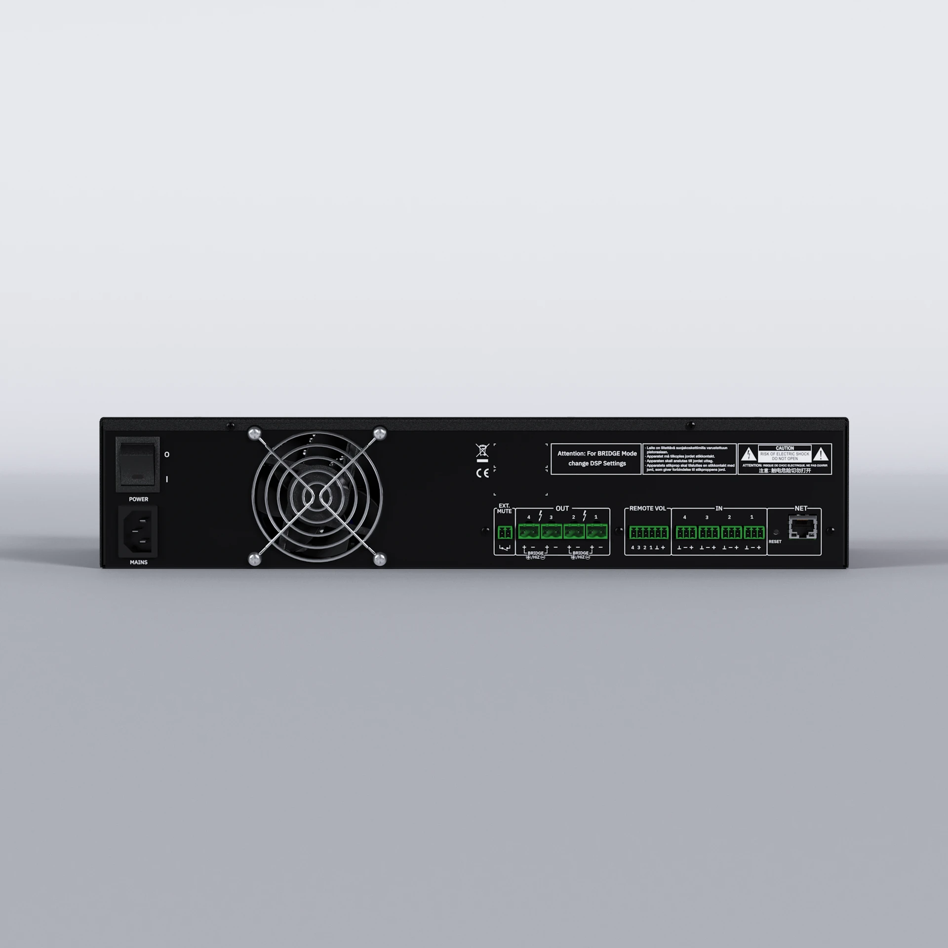 ECLER HADA4B400     4x400W DSP Amplifier