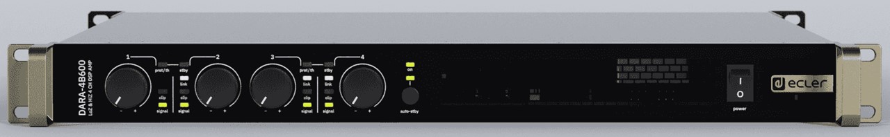 ECLER DARA4B-600     4x600W DSP Amplifier