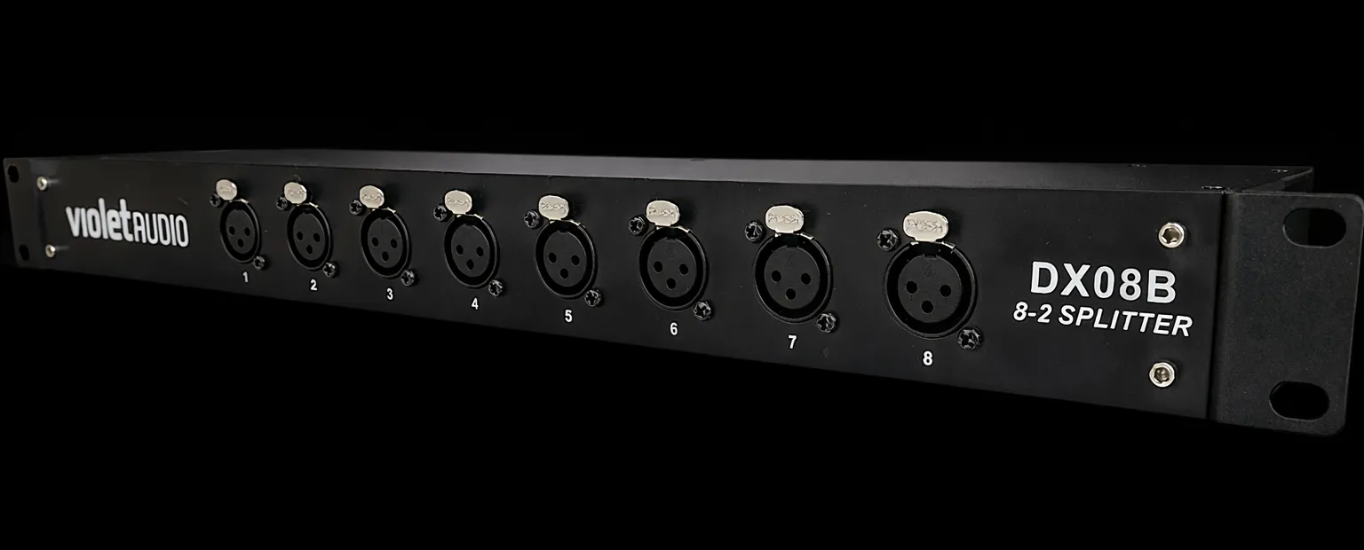 VIOLET AUDIO DX08B - Passiver 8-Kanal-2-Wege-Audiosignal-Splitter