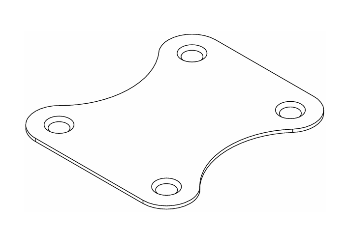 HK AUDIO VORTIS Zubehör Clusterplate 10° Schwarz