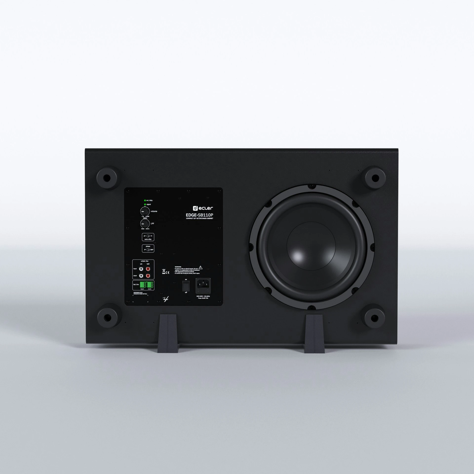 ECLER EDGE SB110P Powered 10" Subwoofer Black
